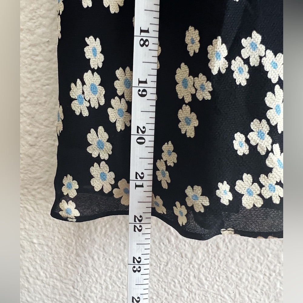 Vintage Ann Taylor Floral Print Skirt - Size 14P - Picture 5 of 5